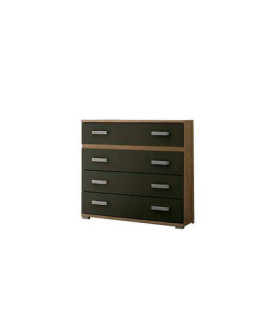 COMODIN 4 CAJONES MOD.PRIEGO CAMBRIA-GRAFITO