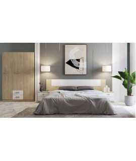 DORMITORIO MATRIMONIO C/ARM.3P MOD.DONALD AMBIENTE 02-CCOLOR PUCCINI-ANDERSEN