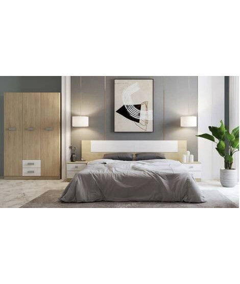 DORMITORIO MATRIMONIO C/ARM.3P MOD.DONALD AMBIENTE 02-CCOLOR PUCCINI-ANDERSEN