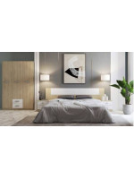 DORMITORIO MATRIMONIO C/ARM.3P MOD.DONALD AMBIENTE 02-CCOLOR PUCCINI-ANDERSEN