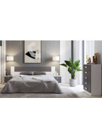 DORMITORIO MATRIMONIO S/ARMARIO MOD.DONALD AMBIENTE 01-CCOLOR ANDERSEN-GRAFITO