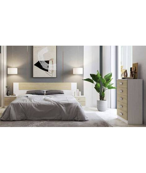 DORMITORIO MATRIMONIO S/ARMARIO MOD.DONALD AMBIENTE 01-BCOLOR ANDERSEN-PUCCINI