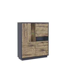 BODEGUERO LUCES LED MOD.EUROPA GRAFITO-ROBLE