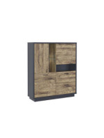 BODEGUERO LUCES LED MOD.EUROPA GRAFITO-ROBLE