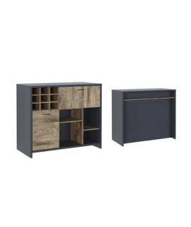 BUFFET MOD.EUROPA GRAFITO-ROBLE