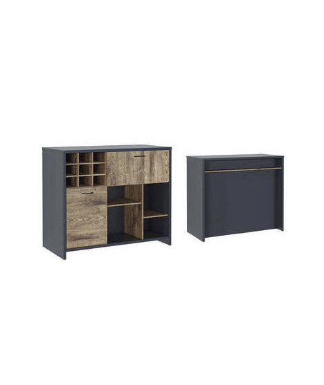 BUFFET MOD.EUROPA GRAFITO-ROBLE