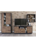 COMPOSICION APILABLE 260M MOD.EUROPA AMBIENTE 02COLOR GRAFITO-ROBLE