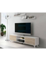 COMPOSICION APILABLE 180CM. MOD.SOTO AMBIENTE 4-CCOLOR BLANCO Y BLANCO-ROBLE