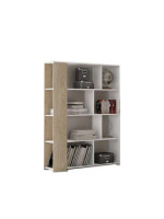 ESTANTERIA MOD.SOTO BLANCO-ROBLE