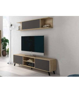 COMPOSICION APILABLE 180CM MOD.SOTO AMBIENTE 1-BCOLOR CAMBRIA-GRAFITO