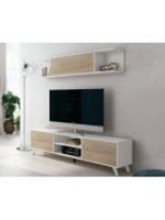 COMPOSICION APILABLE 180CM MOD.SOTO AMBIENTE 1-CCOLOR BLANCO-ROBLE