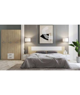 DORMITORIO MATRIMONIO C/ARM.3P MOD.DONALD AMBIENTE 02-CCOLOR PUCCINI-ANDERSEN