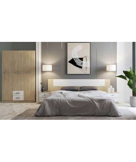 DORMITORIO MATRIMONIO C/ARM.3P MOD.DONALD AMBIENTE 02-CCOLOR PUCCINI-ANDERSEN