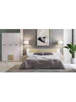 DORMITORIO MATRIMONIO C/ARM.3P MOD.DONALD AMBIENTE 02-BCOLOR ANDERSEN-PINO