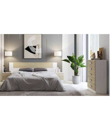 DORMITORIO MATRIMONIO S/ARMARIO MOD.DONALD AMBIENTE 01-BCOLOR ANDERSEN-PUCCINI