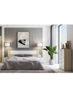 DORMITORIO MATRIMONIO S/ARMARIO MOD.DONALD AMBIENTE 01-A