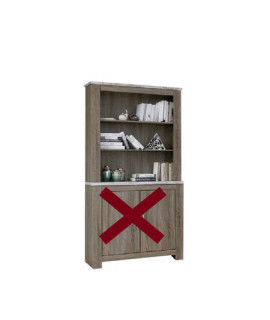 PARTE ALTA LIBRERIA 2 PUERTAS MOD.RONCAL TRUFA-CAÑON