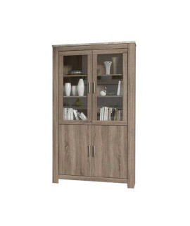 VITRINA 2P. CRIS.2P.MADERA MOD.RONCAL TRUFA-CAÑON