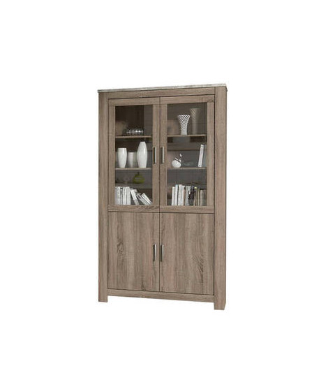VITRINA 2P. CRIS.2P.MADERA MOD.RONCAL TRUFA-CAÑON