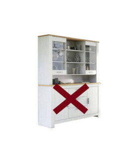 PARTE ALTA LIBRERIA 2PTAS - 3CAJON MOD.RONCAL ANDERSEN-ROBLE