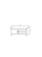 BAJO TV 1 PUERTA MOD.RONCAL ANDERSEN-ROBLE