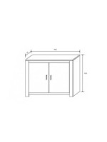 BAJO 2P. LIBRERIA MOD.RONCAL ANDERSEN-ROBLE
