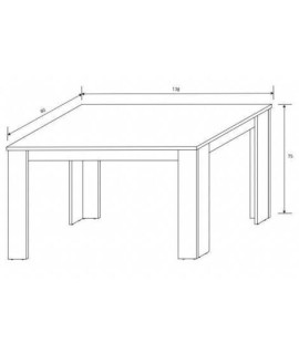 MESA COMEDOR FIJA MOD.BERTA ANDERSEN