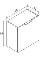 MODULO 1 PUERTA COLGAR 55CM MOD.ITALIA SALERMO