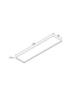 ESTANTE 135X22CM  MOD.ITALIA ARTICO