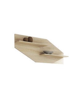 RESPALDO 2 ESTANTES CHAFLAN 130CM MOD.LARA PUCCINI