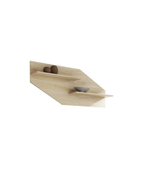 RESPALDO 2 ESTANTES CHAFLAN 130CM MOD.LARA PUCCINI