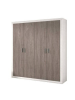 ARMARIO 4P. BATIENTES MOD.LARA ANDERSEN PINO-GRIS
