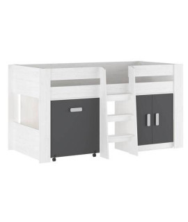 CAMA BLOCK C/MESA ESTUDIO MOD.DONALD ANDERSEN-GRAFITO