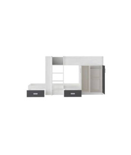CAMA TREN  MOD.DONALD ANDERSEN-GRAFITO