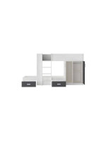 CAMA TREN  MOD.DONALD ANDERSEN-GRAFITO