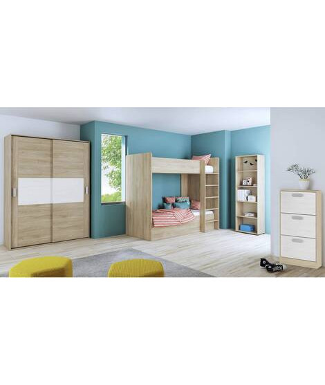 DORMITORIO CON ARMARIO MOD.DONALD AMBIENTE 14ACOLOR PUCCINI ANDERSEN