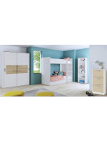 DORMITORIO CON ARMARIO MOD.DONALD AMBIENTE 14CCOLOR ANDERSEN PUCCINI
