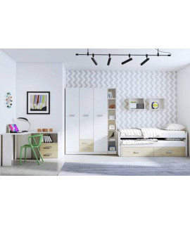 DORMITORIO CON ARMARIO MOD.DONALD AMBIENTE 12ACOLOR ANDERSEN PUCCINI