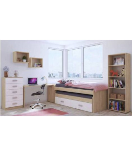 DORMITORIO S/ARMARIO MOD.DONALD AMBIENTE 13DCOLOR PUCCINI ANDERSEN