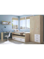 DORMITORIO CON ARMARIO MOD.DONALD AMBIENTE 10ACOLOR PUCCINI ANDERSEN