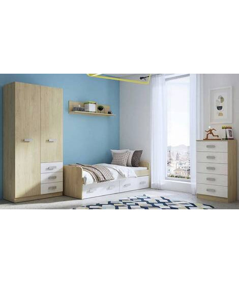 DORMITORIO CON ARMARIO MOD.DONALD AMBIENTE 8DCOLOR PUCCINI ANDERSEN