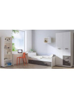 DORMITORIO CON ARMARIO MOD.DONALD AMBIENTE 9BCOLOR ANDERSEN GRAFITO