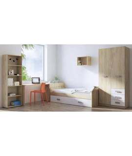 DORMITORIO CON ARMARIO MOD.DONALD AMBIENTE 9CCOLOR PUCCINI ANDERSEN