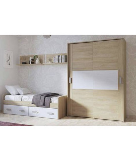 DORMITORIO CON ARMARIO MOD.DONALD AMBIENTE 7BCOLOR PUCCINI ANDERSEN