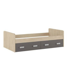 CAMA NIDO 2 CAJONES MOD.DONALD PUCCINI-GRAFITO