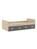 CAMA NIDO 2 CAJONES MOD.DONALD PUCCINI-GRAFITO