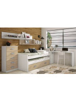 DORMITORIO JUVENIL COMPLETO MOD.DONALD+ AMB.40