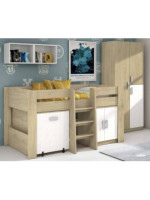 DORMITORIO JUVENIL COMPLETO MOD.DONALD+ AMB.43