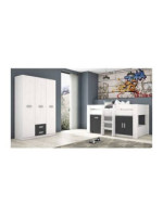 DORMITORIO JUVENIL COMPLETO MOD.DONALD+ AMB.44