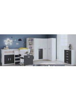 DORMITORIO JUVENIL COMPLETO MOD.DONALD+ AMB.46